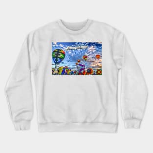 Albuquerque Hot Air Balloon Fiesta Crewneck Sweatshirt